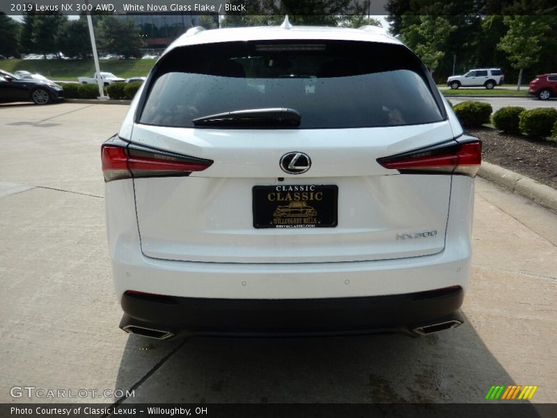 White Nova Glass Flake / Black 2019 Lexus NX 300 AWD