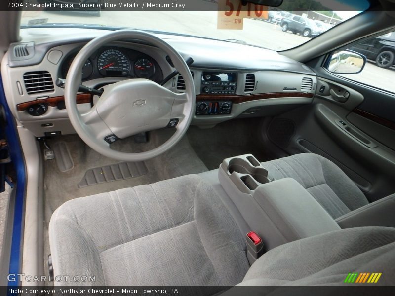 Superior Blue Metallic / Medium Gray 2004 Chevrolet Impala