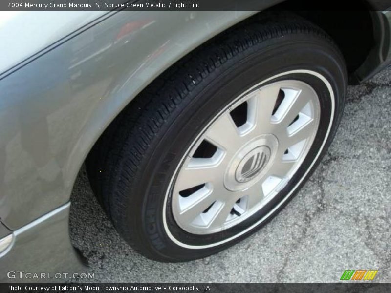 Spruce Green Metallic / Light Flint 2004 Mercury Grand Marquis LS