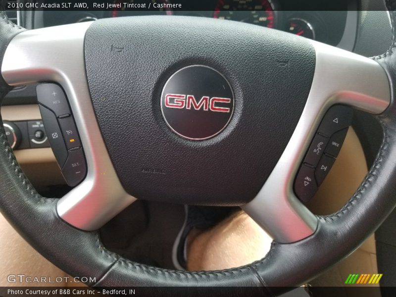 Red Jewel Tintcoat / Cashmere 2010 GMC Acadia SLT AWD