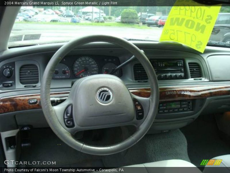 Spruce Green Metallic / Light Flint 2004 Mercury Grand Marquis LS