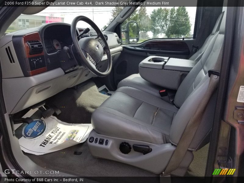 Dark Shadow Grey Metallic / Medium Flint 2006 Ford F350 Super Duty Lariat Crew Cab 4x4