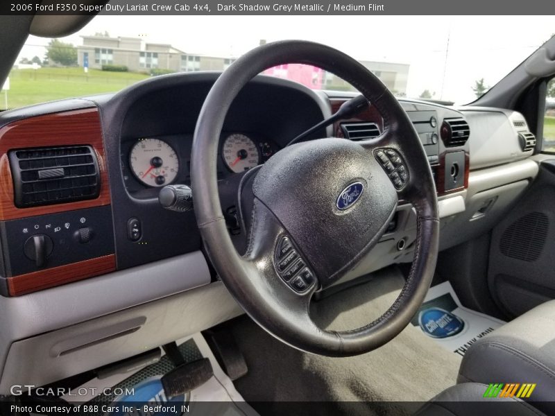 Dark Shadow Grey Metallic / Medium Flint 2006 Ford F350 Super Duty Lariat Crew Cab 4x4