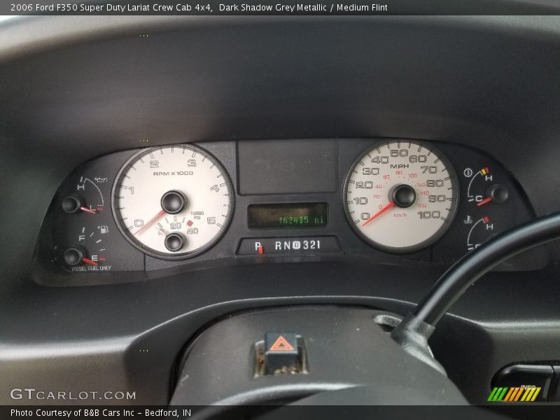 Dark Shadow Grey Metallic / Medium Flint 2006 Ford F350 Super Duty Lariat Crew Cab 4x4