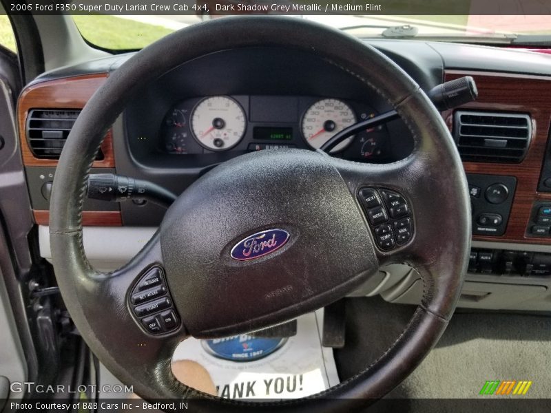 Dark Shadow Grey Metallic / Medium Flint 2006 Ford F350 Super Duty Lariat Crew Cab 4x4