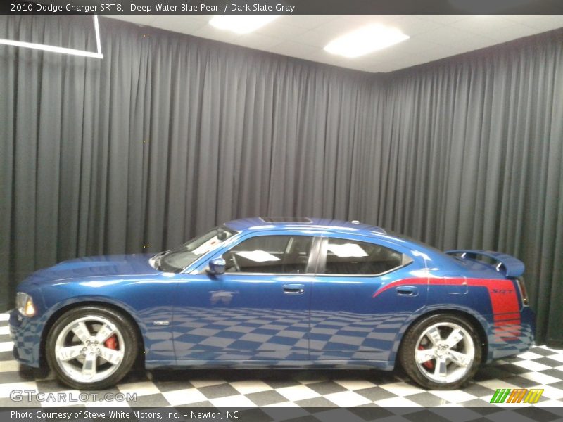 Deep Water Blue Pearl / Dark Slate Gray 2010 Dodge Charger SRT8