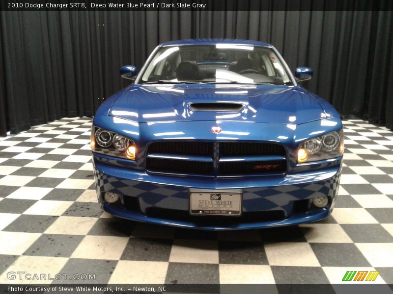 Deep Water Blue Pearl / Dark Slate Gray 2010 Dodge Charger SRT8