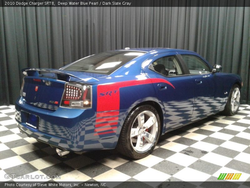 Deep Water Blue Pearl / Dark Slate Gray 2010 Dodge Charger SRT8