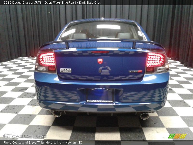 Deep Water Blue Pearl / Dark Slate Gray 2010 Dodge Charger SRT8