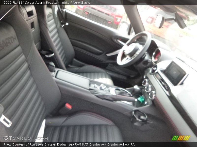 Front Seat of 2019 124 Spider Abarth Roadster