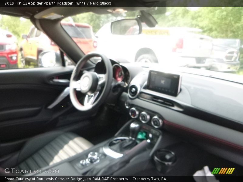 White / Nero (Black) 2019 Fiat 124 Spider Abarth Roadster