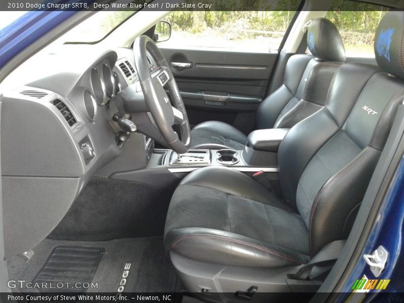 Deep Water Blue Pearl / Dark Slate Gray 2010 Dodge Charger SRT8