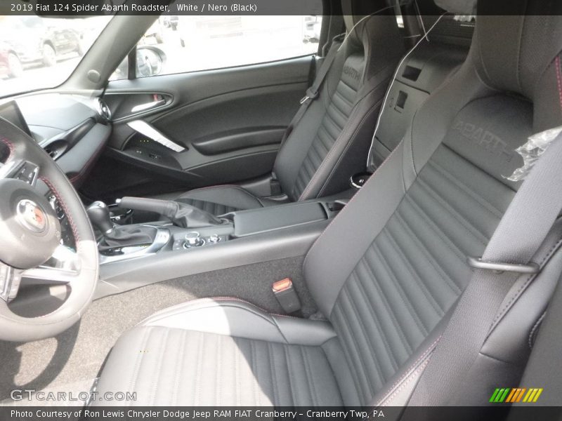 Front Seat of 2019 124 Spider Abarth Roadster