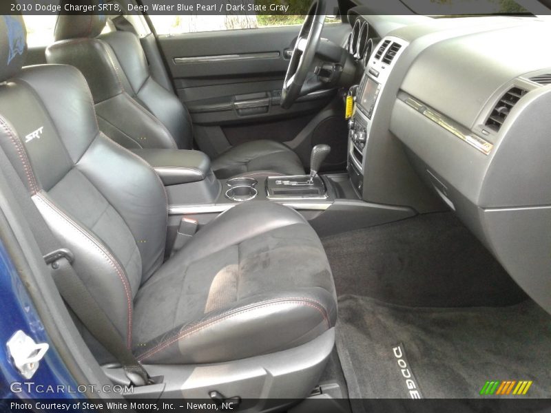 Deep Water Blue Pearl / Dark Slate Gray 2010 Dodge Charger SRT8