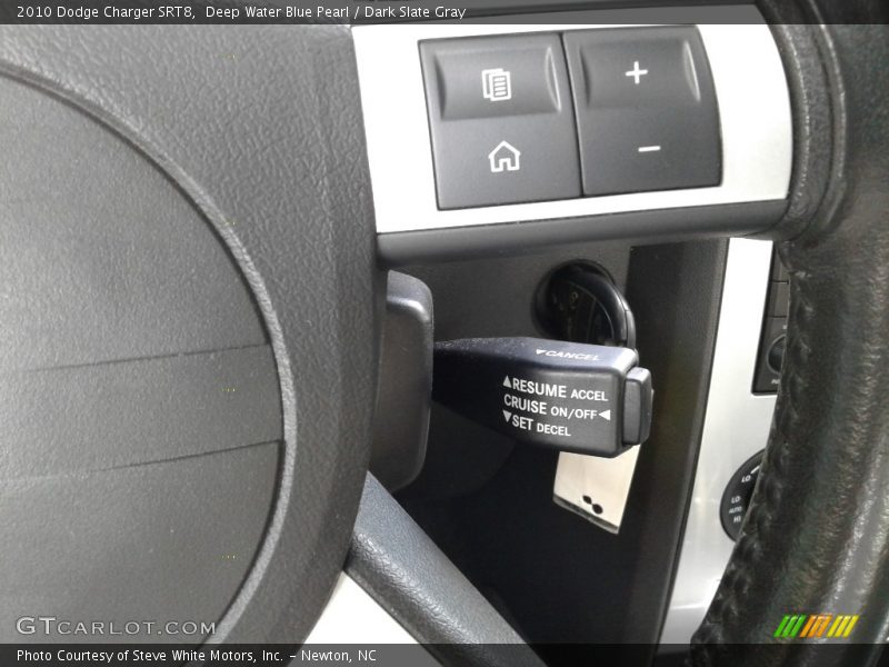 Deep Water Blue Pearl / Dark Slate Gray 2010 Dodge Charger SRT8