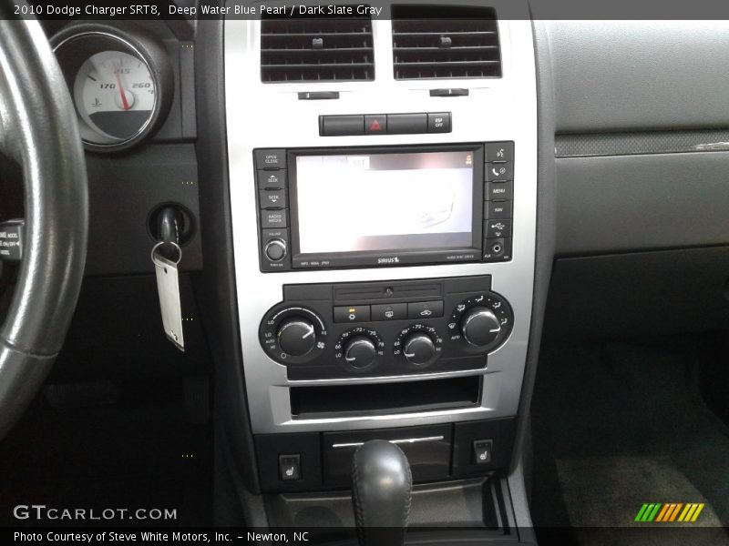 Deep Water Blue Pearl / Dark Slate Gray 2010 Dodge Charger SRT8