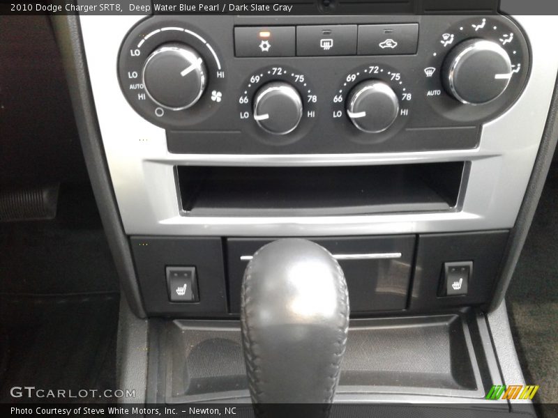 Deep Water Blue Pearl / Dark Slate Gray 2010 Dodge Charger SRT8