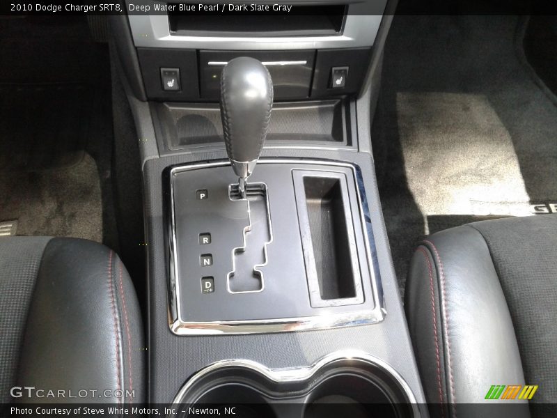 Deep Water Blue Pearl / Dark Slate Gray 2010 Dodge Charger SRT8