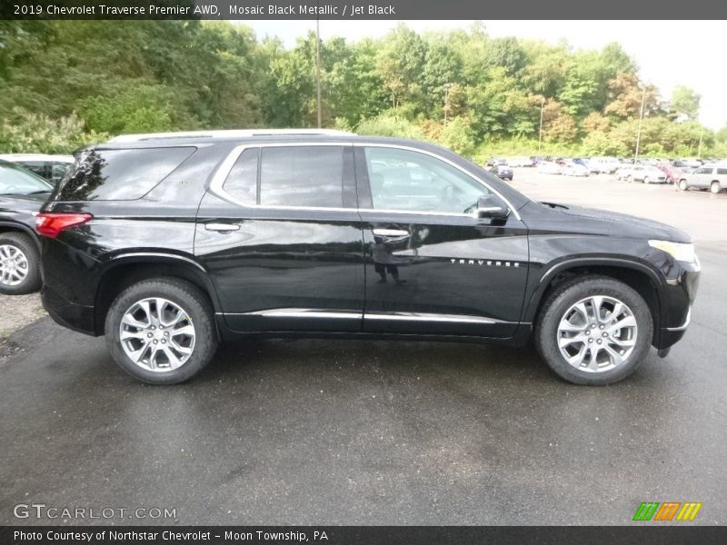 Mosaic Black Metallic / Jet Black 2019 Chevrolet Traverse Premier AWD