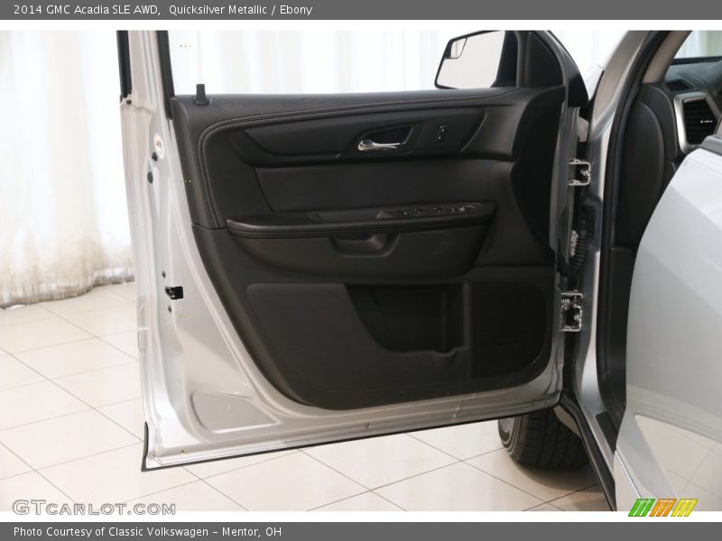 Quicksilver Metallic / Ebony 2014 GMC Acadia SLE AWD