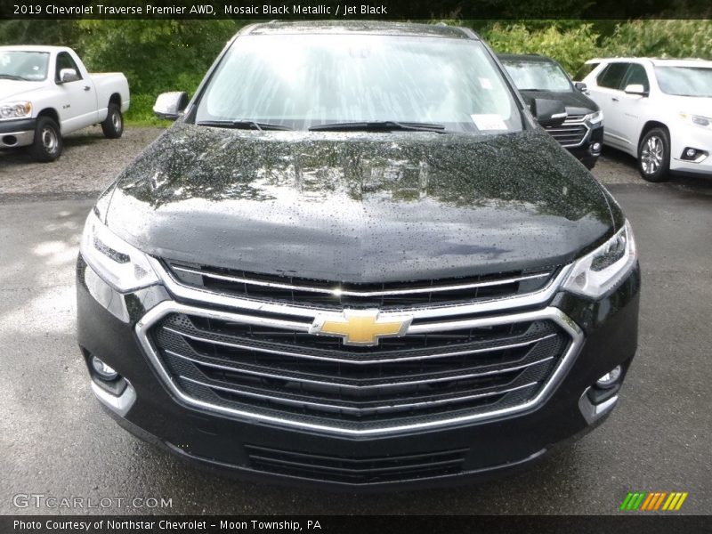 Mosaic Black Metallic / Jet Black 2019 Chevrolet Traverse Premier AWD