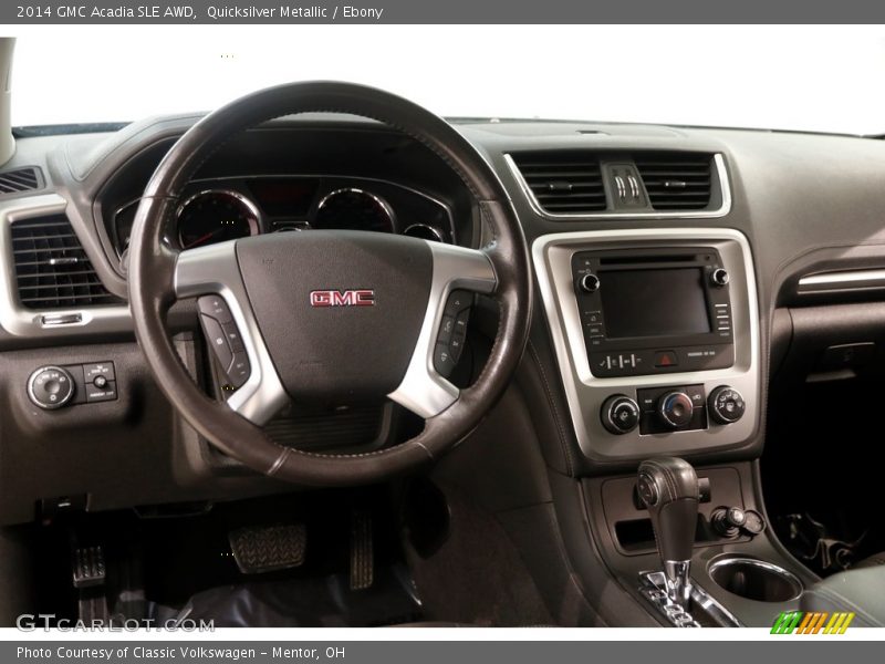 Quicksilver Metallic / Ebony 2014 GMC Acadia SLE AWD