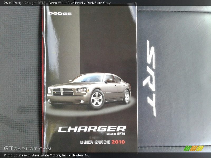 Deep Water Blue Pearl / Dark Slate Gray 2010 Dodge Charger SRT8