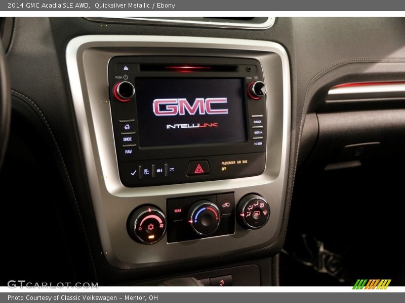 Quicksilver Metallic / Ebony 2014 GMC Acadia SLE AWD