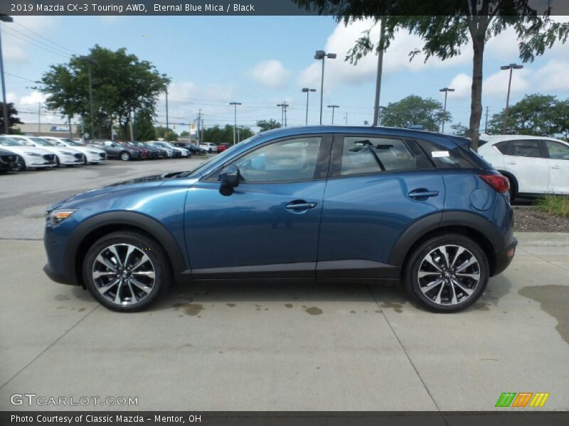 Eternal Blue Mica / Black 2019 Mazda CX-3 Touring AWD