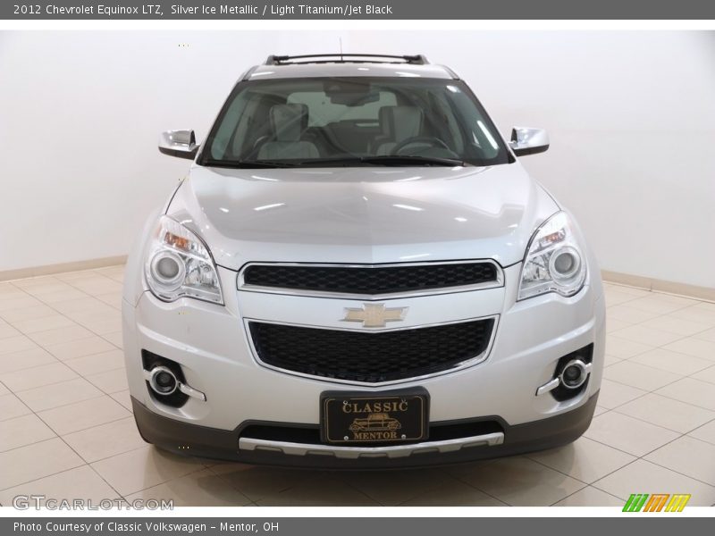 Silver Ice Metallic / Light Titanium/Jet Black 2012 Chevrolet Equinox LTZ