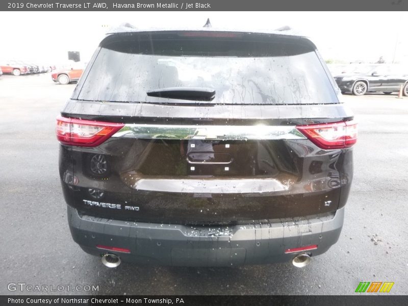 Havana Brown Metallic / Jet Black 2019 Chevrolet Traverse LT AWD