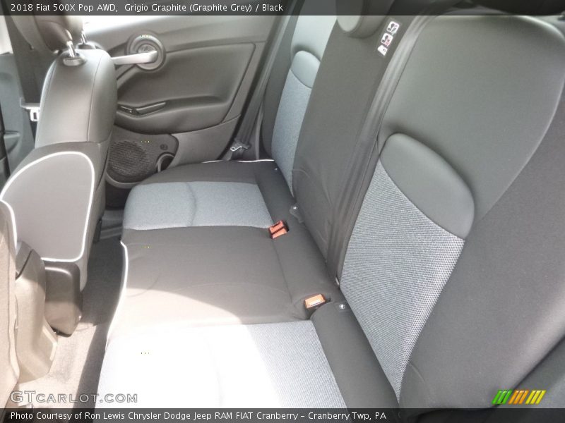 Grigio Graphite (Graphite Grey) / Black 2018 Fiat 500X Pop AWD