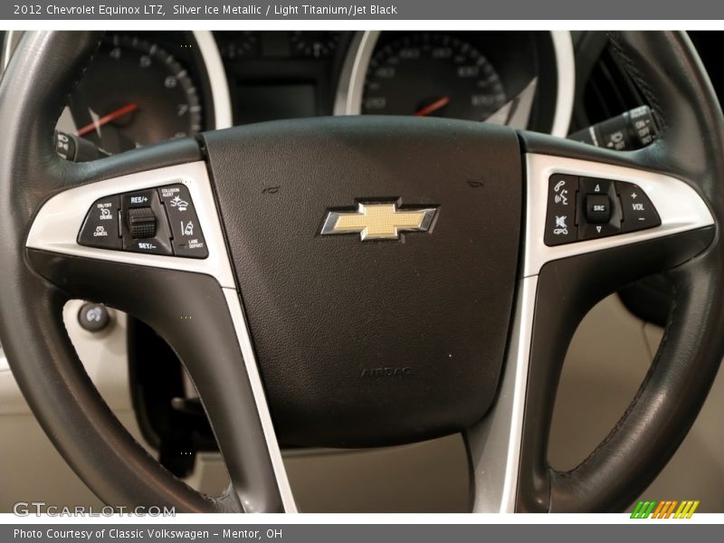 Silver Ice Metallic / Light Titanium/Jet Black 2012 Chevrolet Equinox LTZ