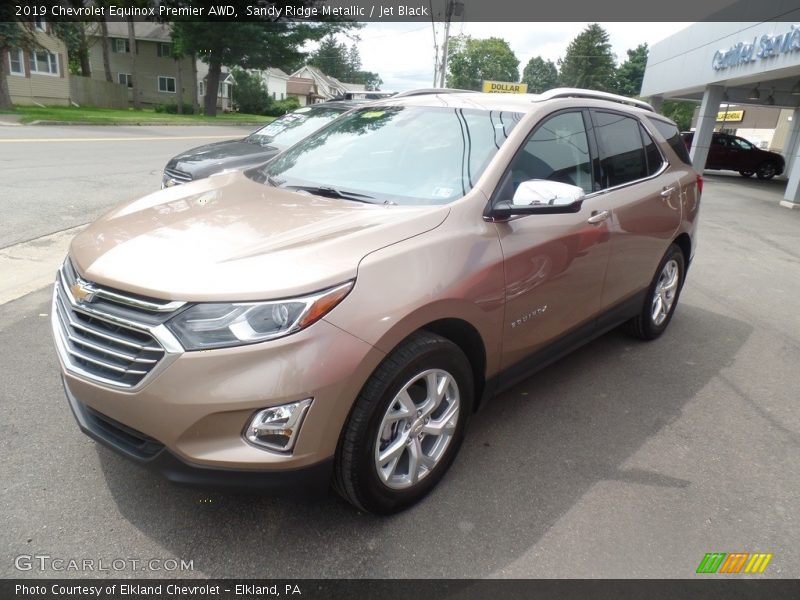 Sandy Ridge Metallic / Jet Black 2019 Chevrolet Equinox Premier AWD