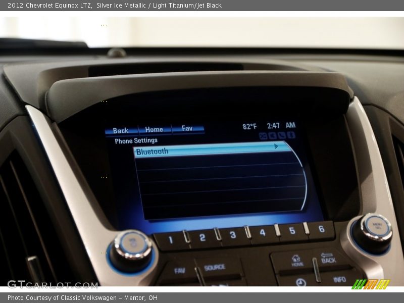 Silver Ice Metallic / Light Titanium/Jet Black 2012 Chevrolet Equinox LTZ