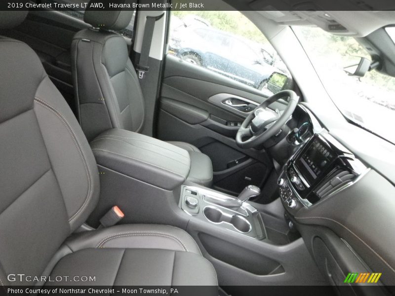 Havana Brown Metallic / Jet Black 2019 Chevrolet Traverse LT AWD