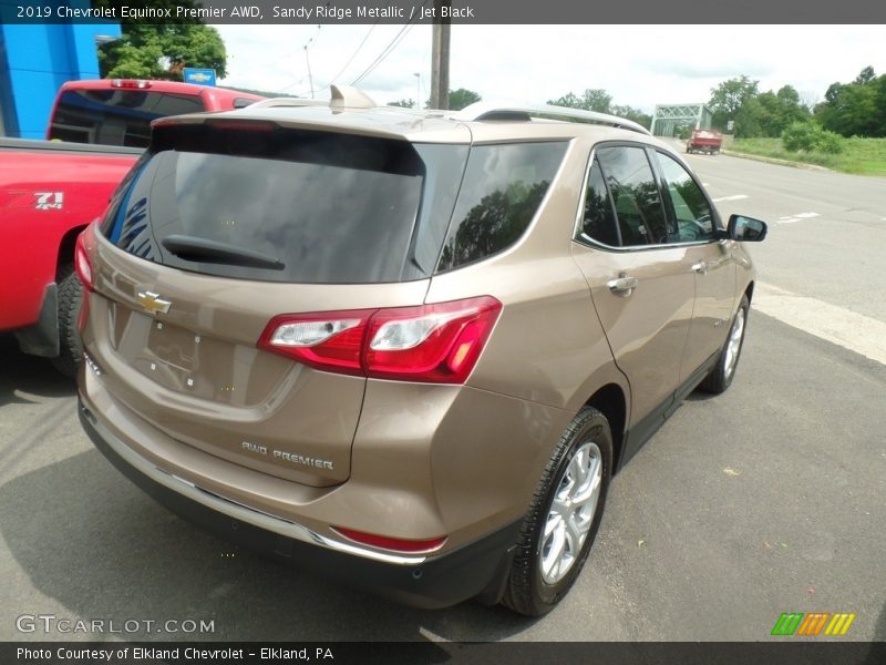 Sandy Ridge Metallic / Jet Black 2019 Chevrolet Equinox Premier AWD