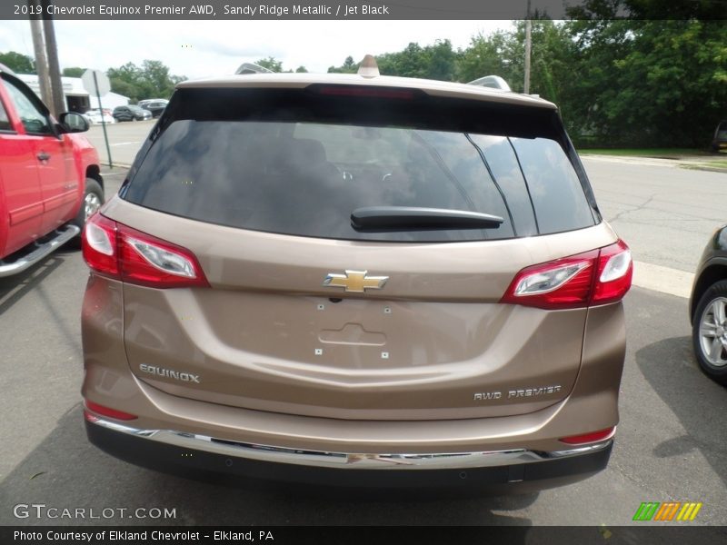 Sandy Ridge Metallic / Jet Black 2019 Chevrolet Equinox Premier AWD