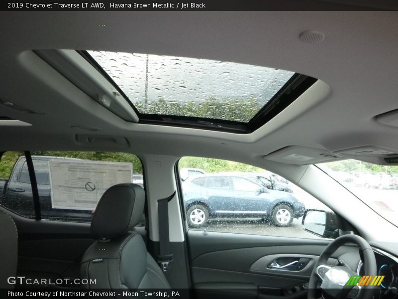 Havana Brown Metallic / Jet Black 2019 Chevrolet Traverse LT AWD