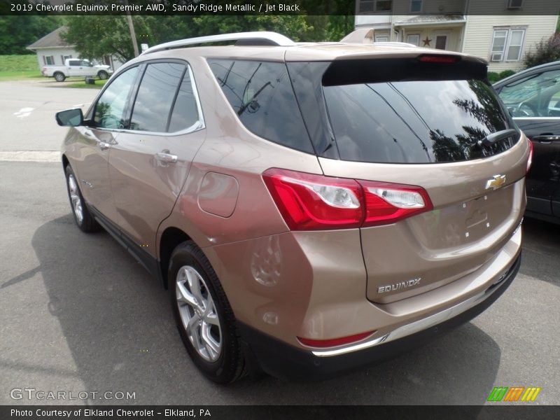 Sandy Ridge Metallic / Jet Black 2019 Chevrolet Equinox Premier AWD