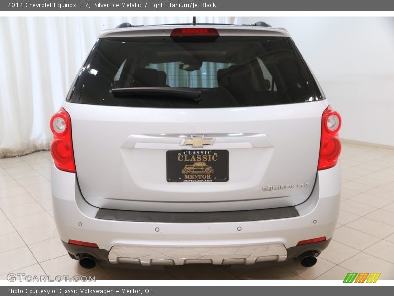 Silver Ice Metallic / Light Titanium/Jet Black 2012 Chevrolet Equinox LTZ