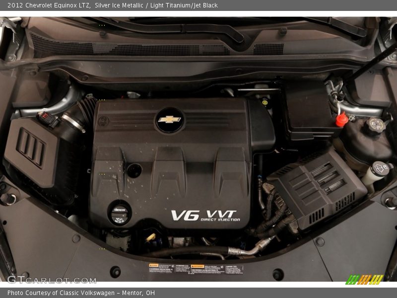 Silver Ice Metallic / Light Titanium/Jet Black 2012 Chevrolet Equinox LTZ