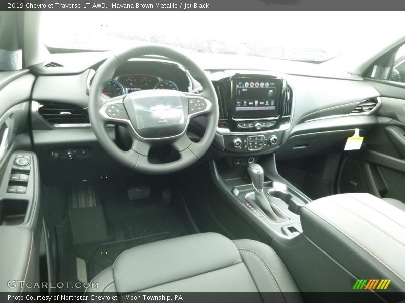 Havana Brown Metallic / Jet Black 2019 Chevrolet Traverse LT AWD