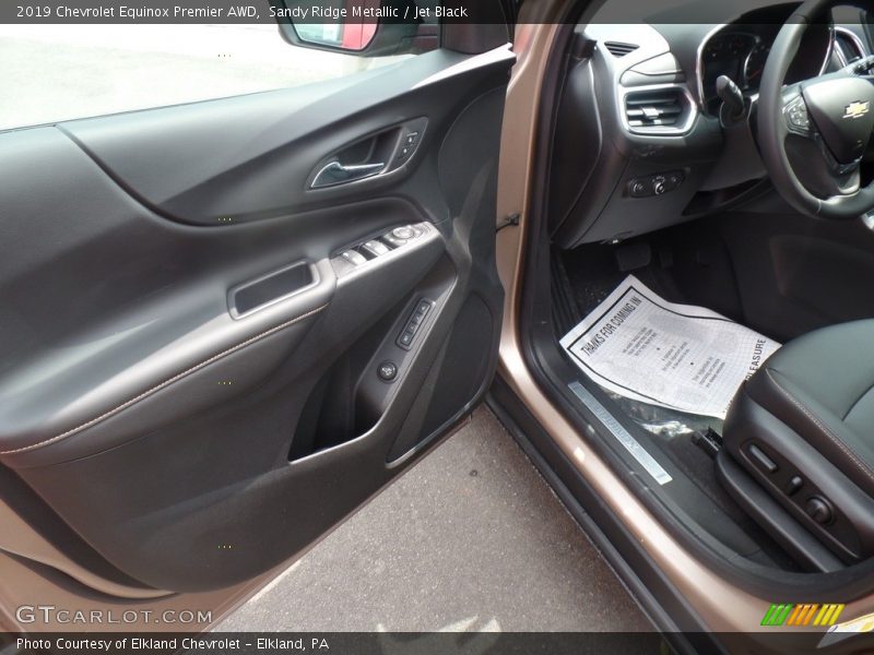 Sandy Ridge Metallic / Jet Black 2019 Chevrolet Equinox Premier AWD