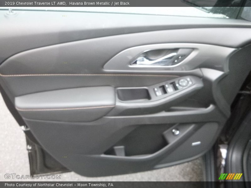 Havana Brown Metallic / Jet Black 2019 Chevrolet Traverse LT AWD