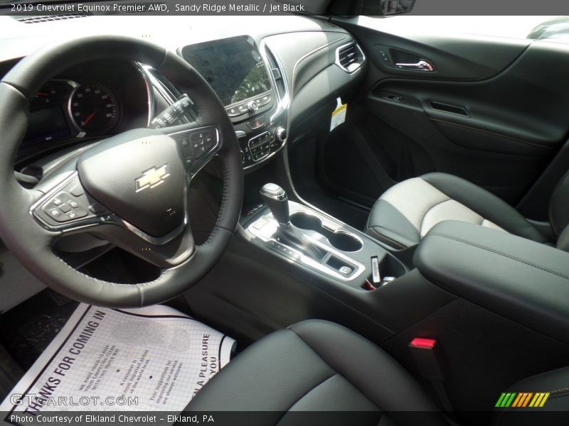 Sandy Ridge Metallic / Jet Black 2019 Chevrolet Equinox Premier AWD