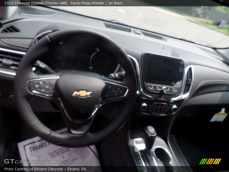 Sandy Ridge Metallic / Jet Black 2019 Chevrolet Equinox Premier AWD