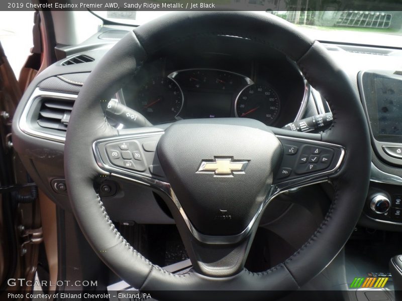 Sandy Ridge Metallic / Jet Black 2019 Chevrolet Equinox Premier AWD