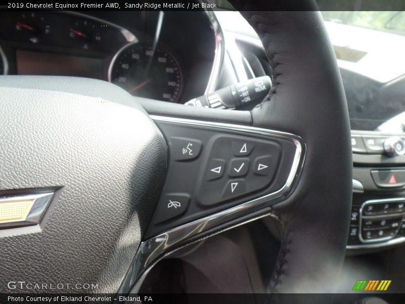 Sandy Ridge Metallic / Jet Black 2019 Chevrolet Equinox Premier AWD