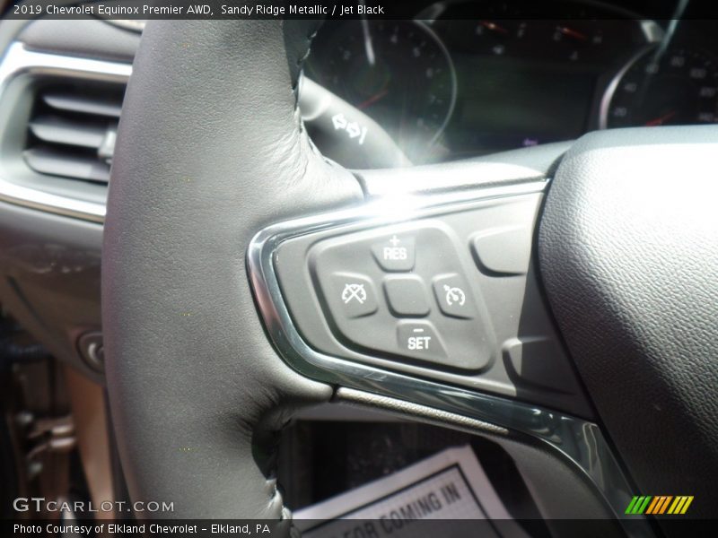 Sandy Ridge Metallic / Jet Black 2019 Chevrolet Equinox Premier AWD